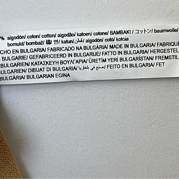 Zara Men's Join Life Camel Crewneck Sweater cotton size medium NWT - Picture 7 of 8